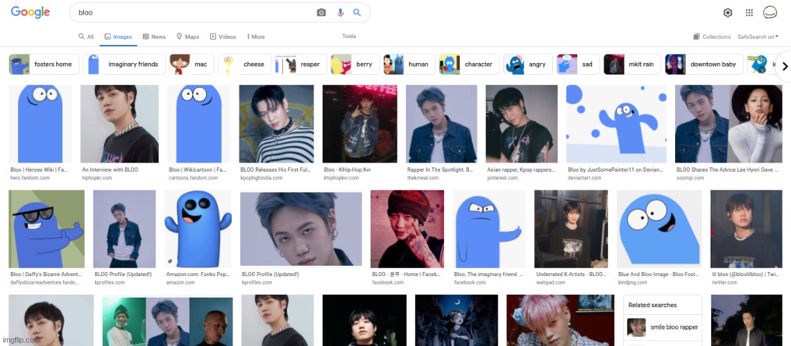 idk who's the real bloo | made w/ Imgflip meme maker