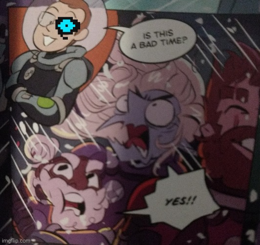 Just editing a adventure zone image... | image tagged in megalovania intestifies,griffin mcelroy | made w/ Imgflip meme maker