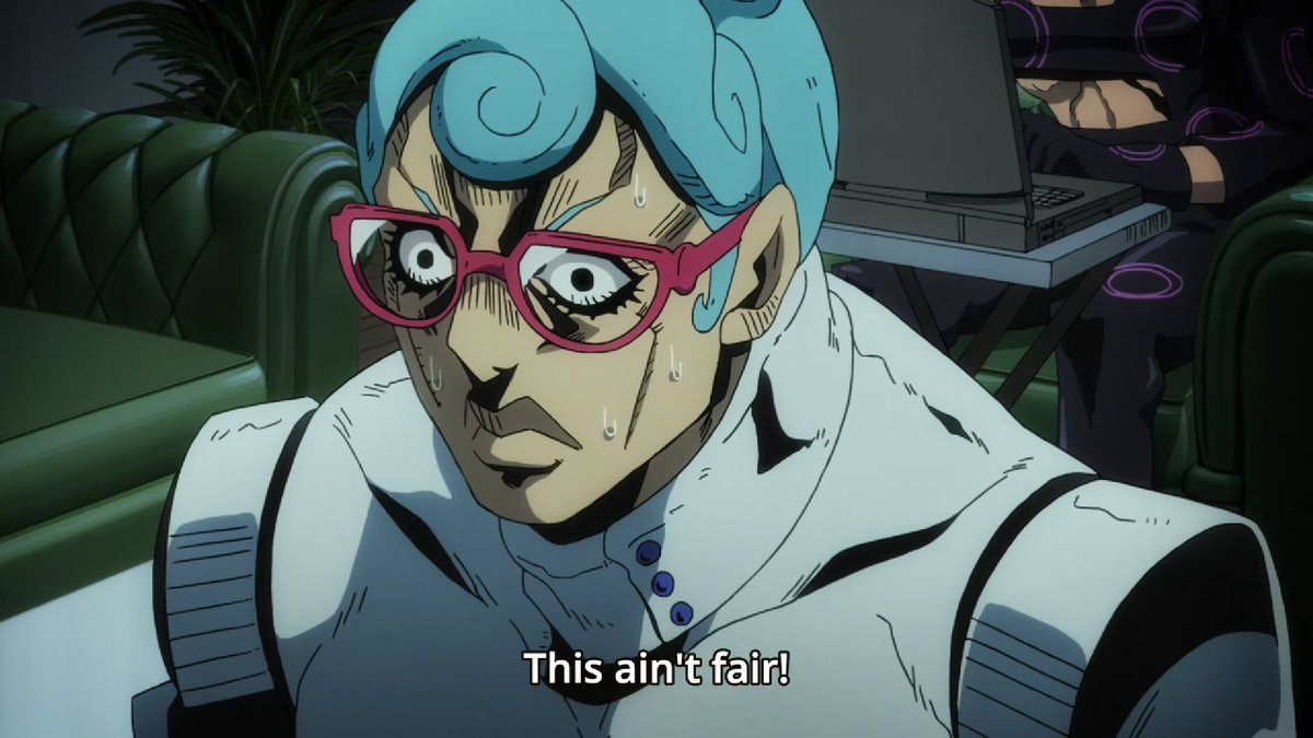 JoJo's Bizarre Adventure Ghiaccio This ain't fair Blank Meme Template