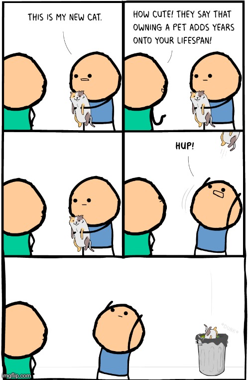 The cat | image tagged in comics/cartoons,comics,comic,cats,cyanide and happiness,cyanide | made w/ Imgflip meme maker