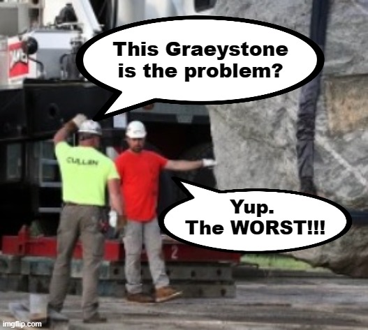 This Graeystone is the problem? Yup.  The WORST!!! | made w/ Imgflip meme maker