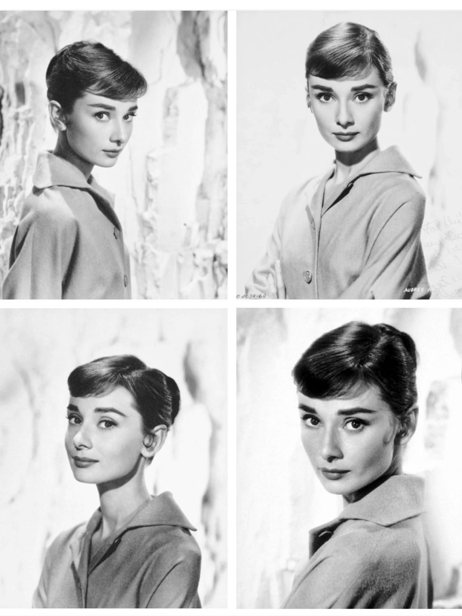High Quality Audrey Hepburn montage Blank Meme Template