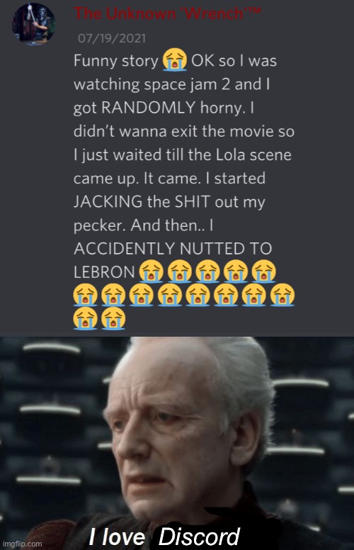 Bruh- | Discord | image tagged in i love democracy | made w/ Imgflip meme maker