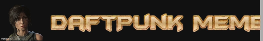 DaftPunk Watermark V2 Blank Meme Template