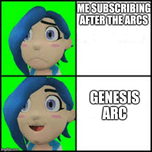 Boopkins us relatable to me. | ME SUBSCRIBING AFTER THE ARCS; GENESIS ARC | image tagged in tari hotline | made w/ Imgflip meme maker