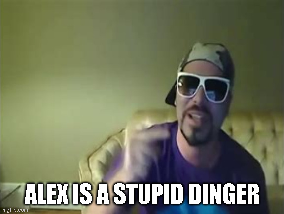 ALEX IS A STUPID DINGER | made w/ Imgflip meme maker