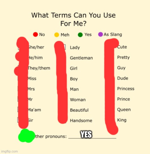 Just call me daddy!!! | YES | image tagged in pronouns sheet | made w/ Imgflip meme maker