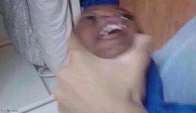 image tagged in grasp child firmly | made w/ Imgflip meme maker