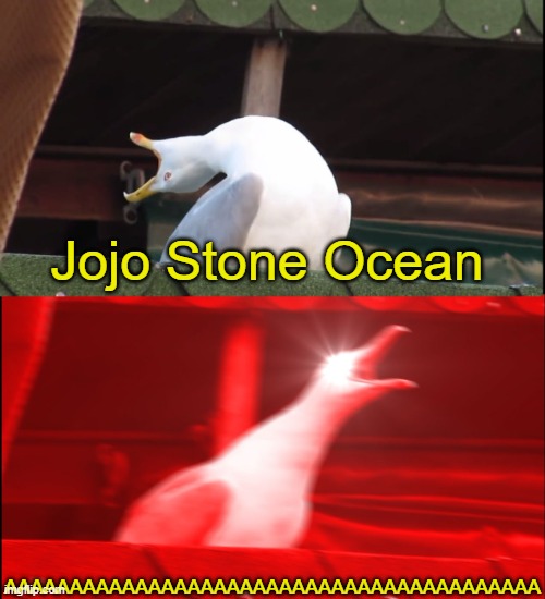 h | Jojo Stone Ocean; AAAAAAAAAAAAAAAAAAAAAAAAAAAAAAAAAAAAAAAAA | made w/ Imgflip meme maker