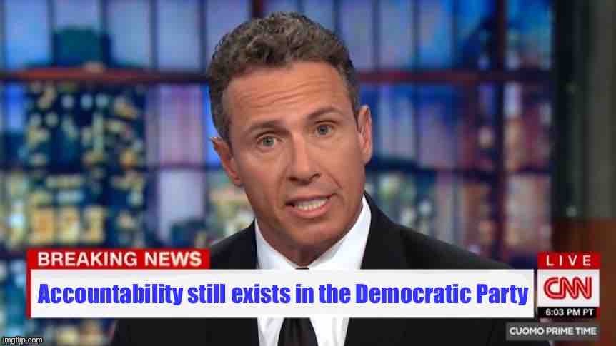 It’s only fair that Chris Cuomo be the one to break the news about his brother. (Sorry, Chris.) | made w/ Imgflip meme maker