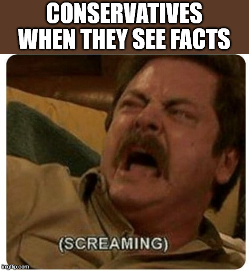 CONSERVATIVES WHEN THEY SEE FACTS | made w/ Imgflip meme maker