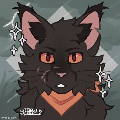 My Warriors OC I made using a Picrew- a she-cat RiverClan warrior her name is Salmonleap | image tagged in warrior cats,cats,oh wow are you actually reading these tags,stop reading the tags,too many tags,oc | made w/ Imgflip meme maker