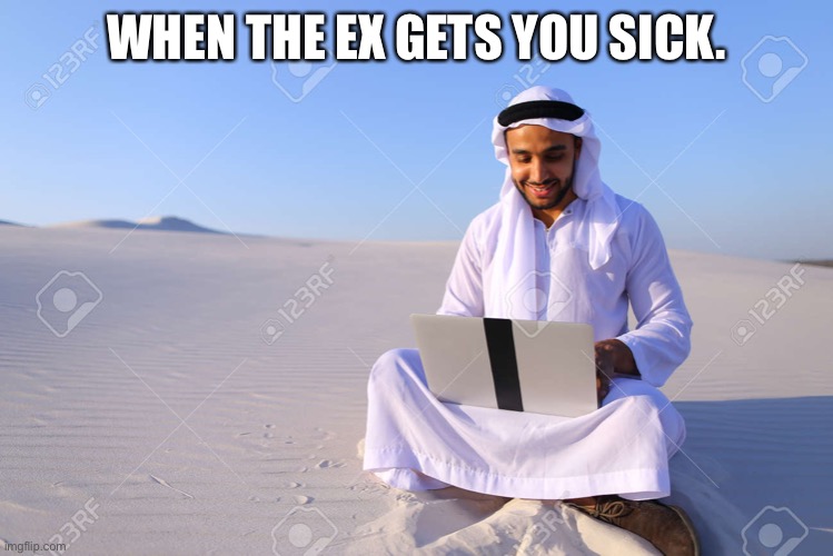 Intel | WHEN THE EX GETS YOU SICK. | image tagged in intel | made w/ Imgflip meme maker