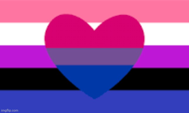 image tagged in genderfluid and bisexual flag | made w/ Imgflip meme maker