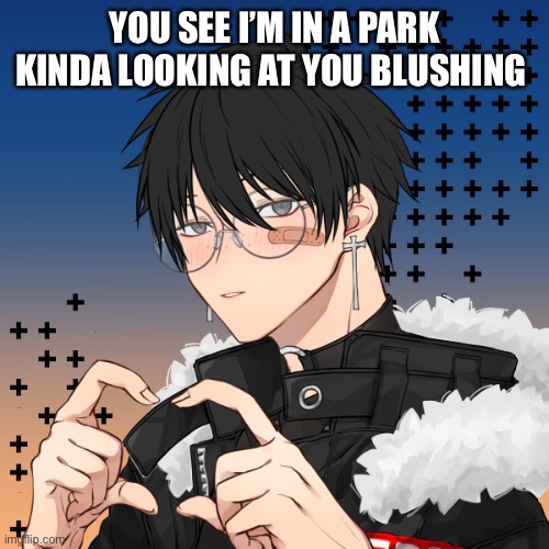 Romance role play cuz I’m lonely and I want to pretend to be in love | YOU SEE I’M IN A PARK KINDA LOOKING AT YOU BLUSHING | image tagged in hahaaha | made w/ Imgflip meme maker