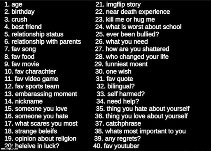 Ask me Anything.. I guess? - Imgflip