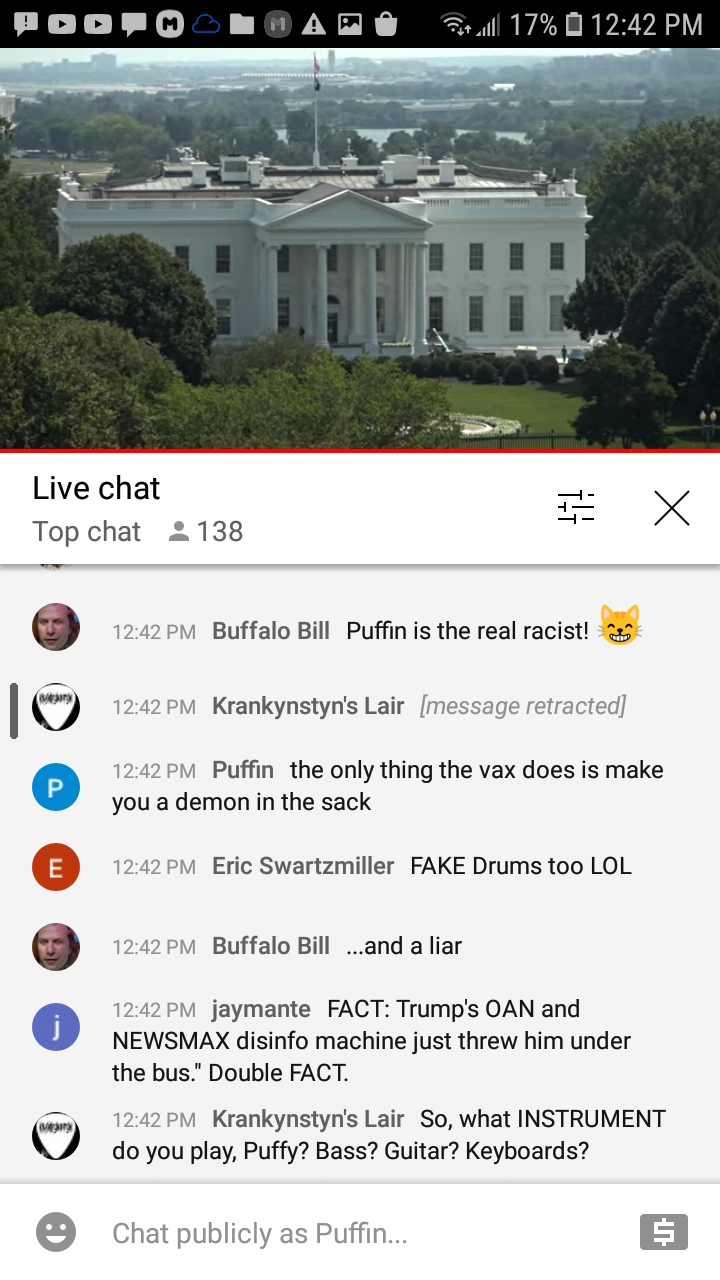 High Quality EarthTV WH Chat 8-10-21 #24 Blank Meme Template