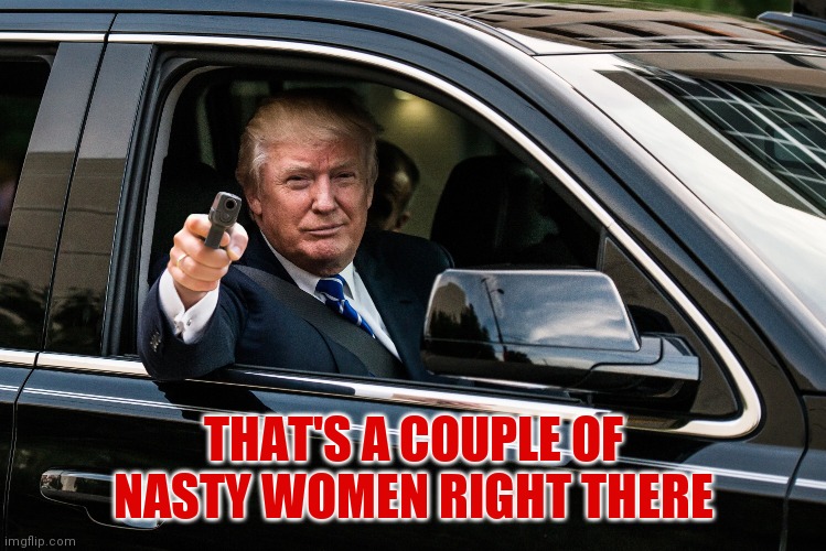 THAT'S A COUPLE OF NASTY WOMEN RIGHT THERE | made w/ Imgflip meme maker