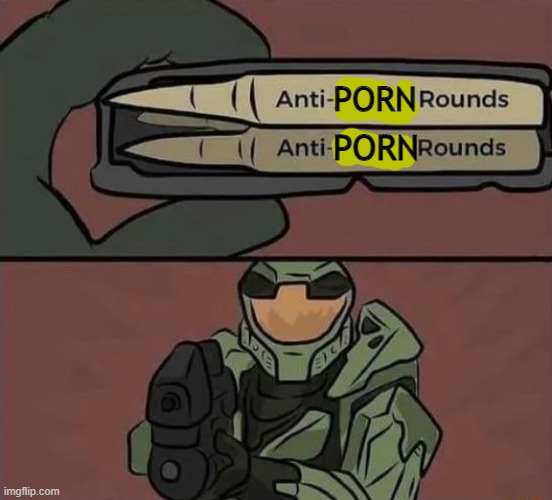 High Quality anti porn bullets Blank Meme Template