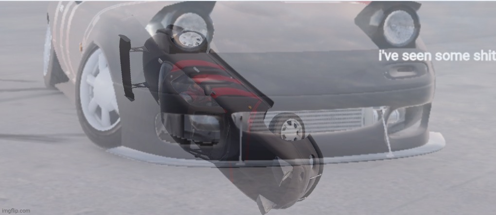 miata remembers the time he drove into the void | image tagged in miata remembers the time he drove into the void | made w/ Imgflip meme maker