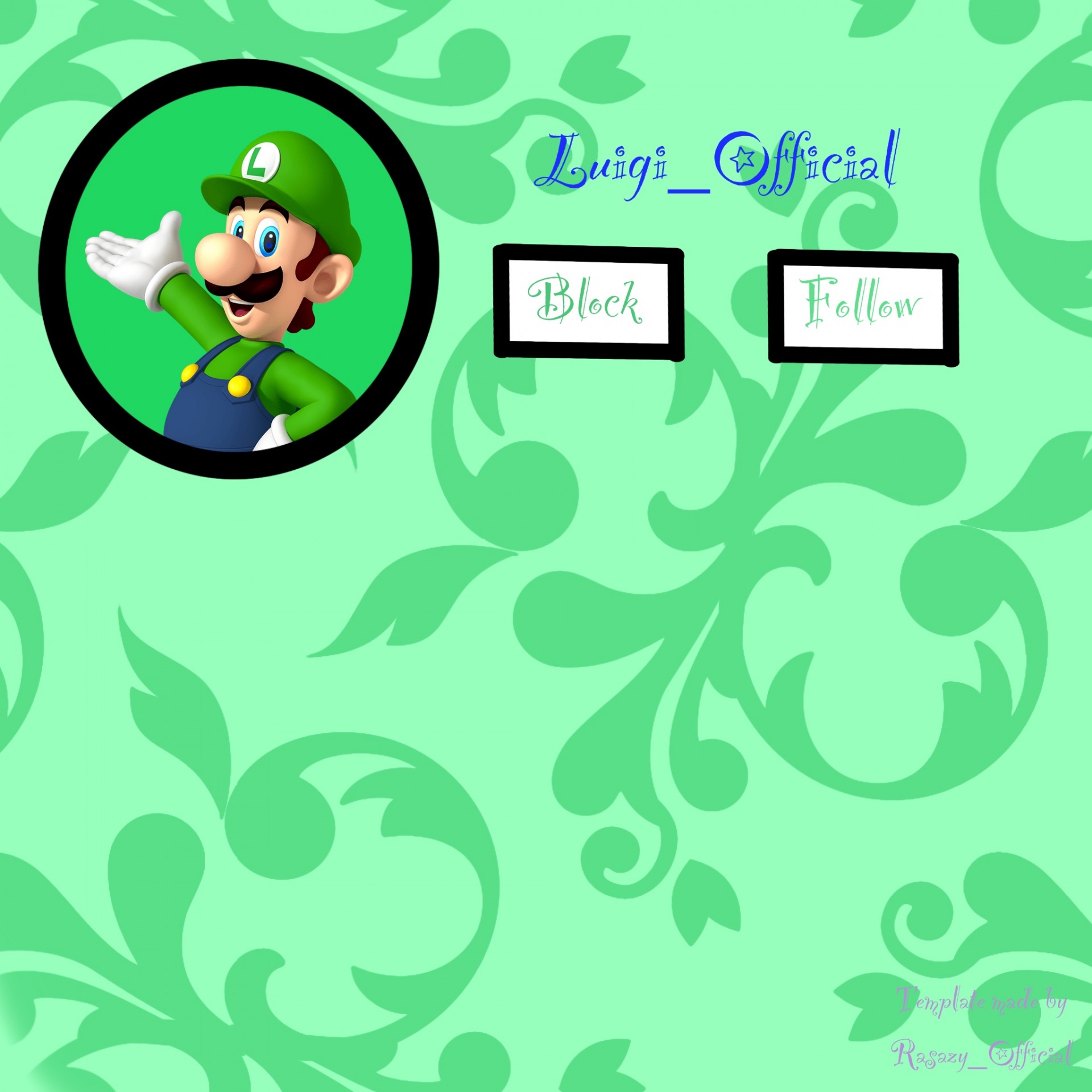 Luigi_Official’s template! Blank Meme Template