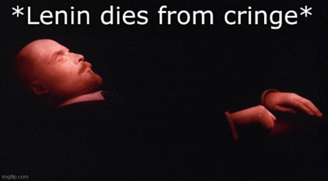 image tagged in lenin dies from cringe | made w/ Imgflip meme maker