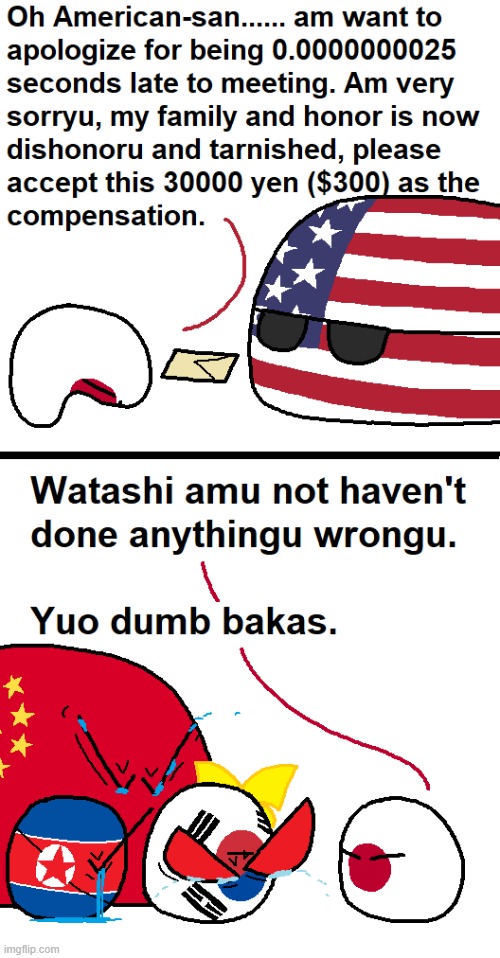 Typical Japan | image tagged in comics,countryballs | made w/ Imgflip meme maker