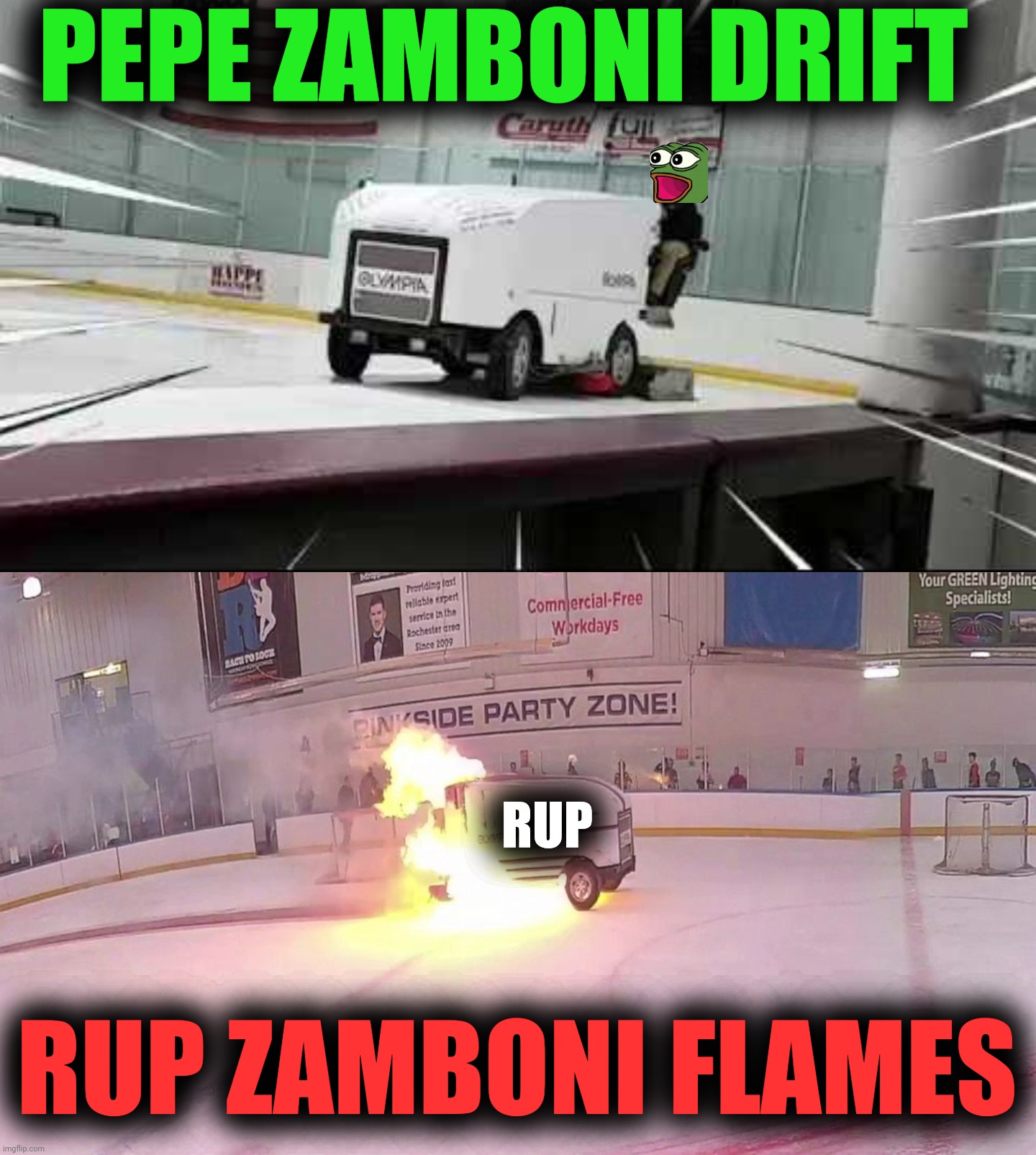 Zamboni pepe! - Imgflip