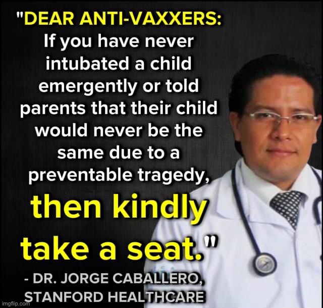 oof | image tagged in dear antivaxxers | made w/ Imgflip meme maker