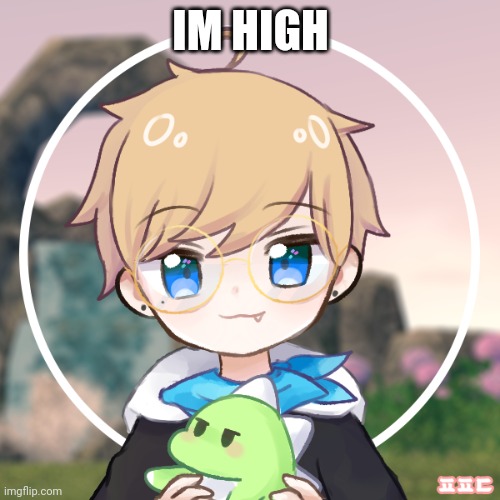 Chibi crossbones | IM HIGH | image tagged in chibi crossbones | made w/ Imgflip meme maker