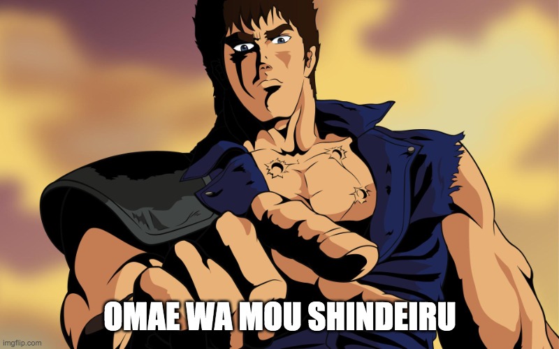 pewdiepie saying omae mou shindeiru