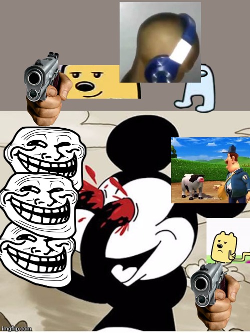 mickey eyes | image tagged in mickey eyes,funny,peppa,wubbzy smug | made w/ Imgflip meme maker