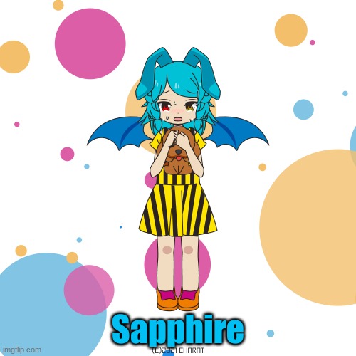 Sapphire | image tagged in charat | made w/ Imgflip meme maker