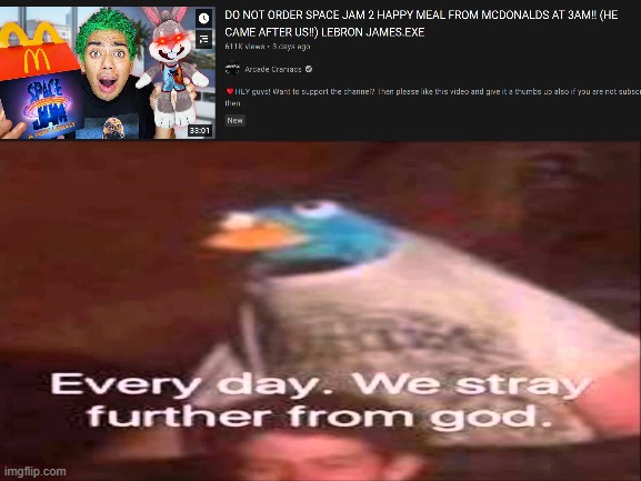 clickbaiters are straying further away from god | image tagged in clickbait,funni | made w/ Imgflip meme maker