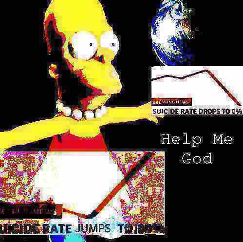 Homer Lisa suicide rate Blank Meme Template