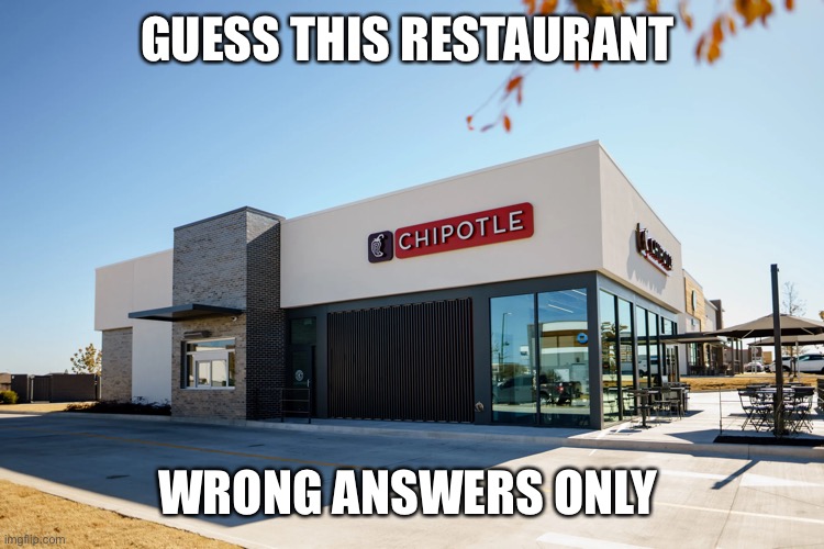 GUESS THIS RESTAURANT; WRONG ANSWERS ONLY | made w/ Imgflip meme maker