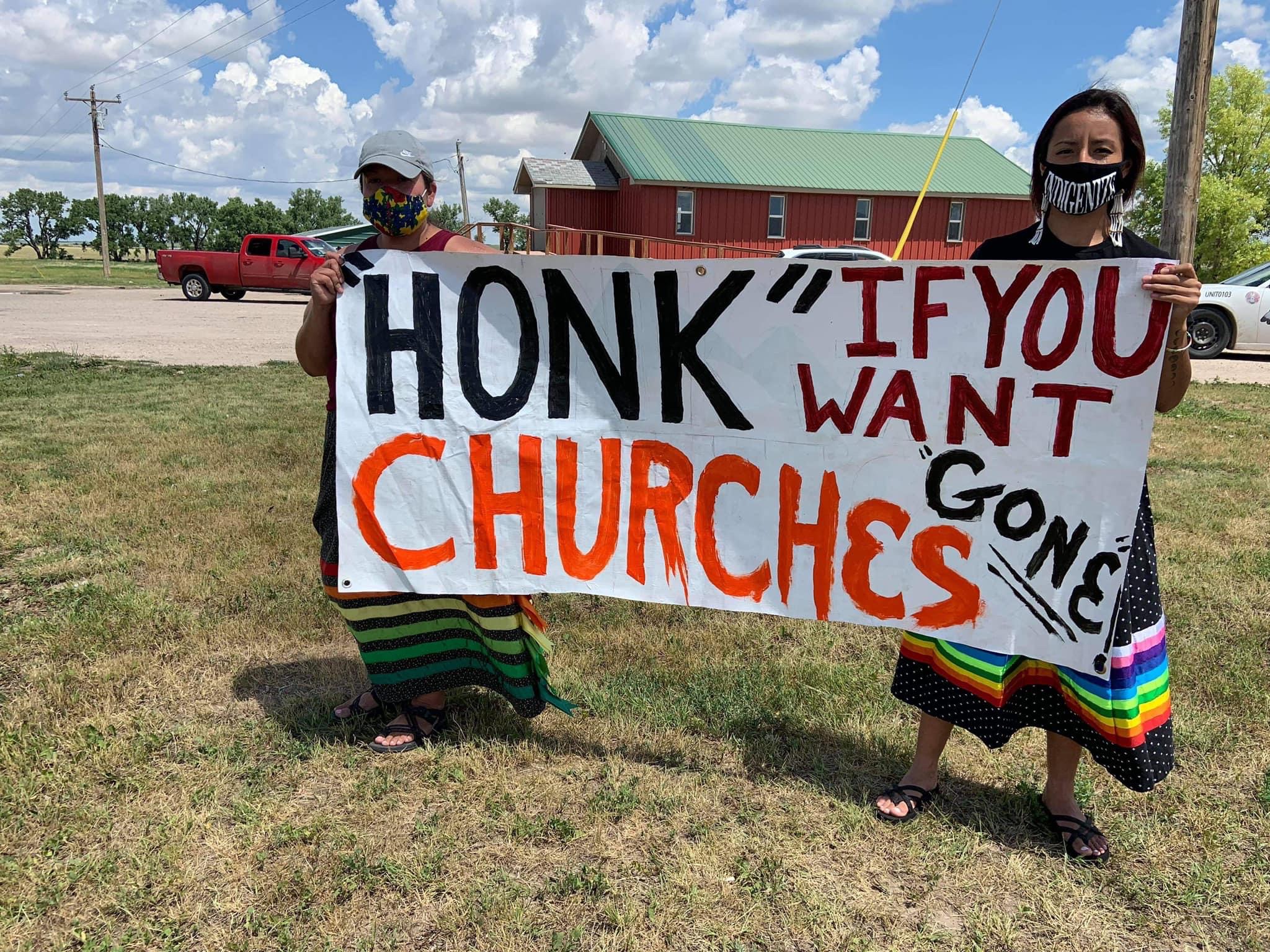 High Quality Honk if you want churches gone Blank Meme Template