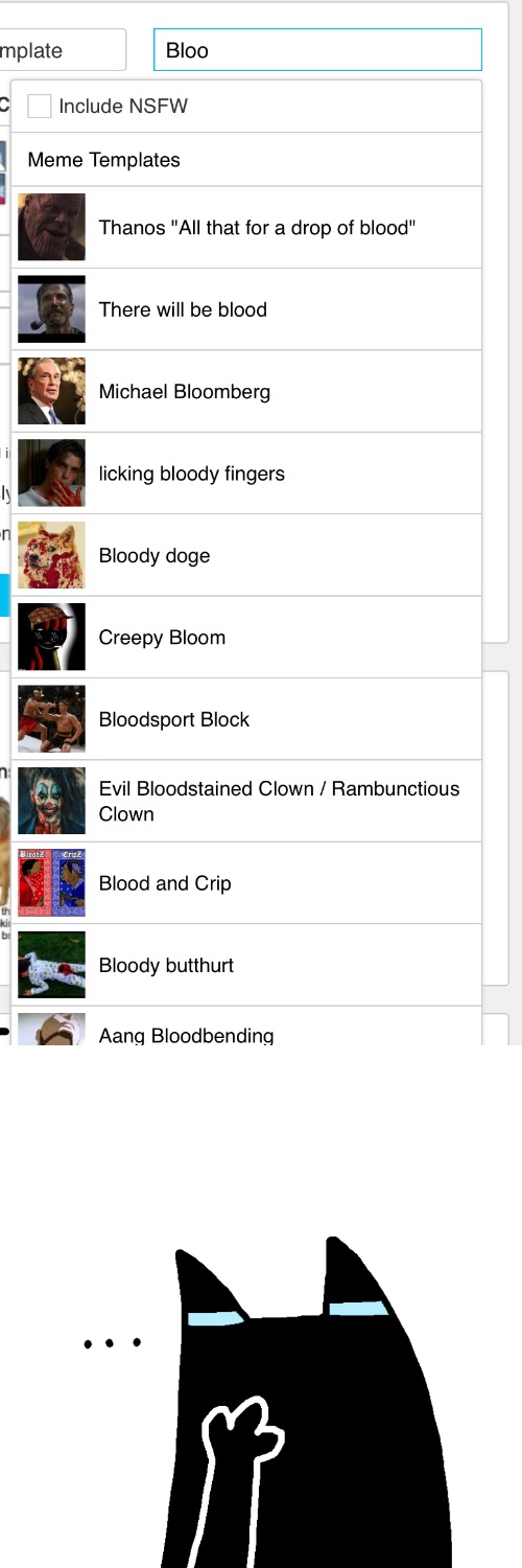He suffers. | made w/ Imgflip meme maker