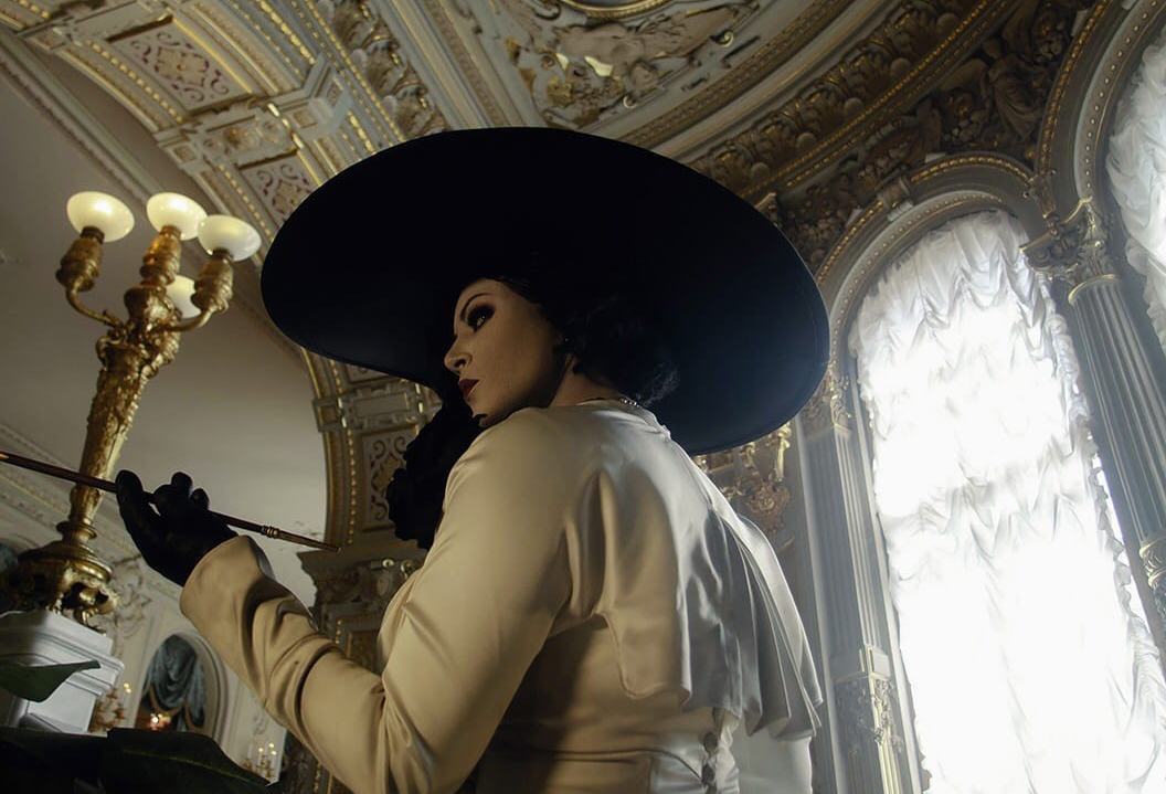 Lady Dimitrescu  by Sazura  AKA Aleksandra Karpova Blank Meme Template