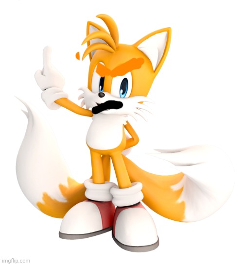 tails (new version) | image tagged in tails new version | made w/ Imgflip meme maker