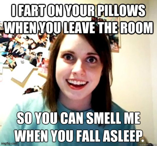 "I fart on your pillow !" | image tagged in i love the smell of napalm in the morning | made w/ Imgflip meme maker