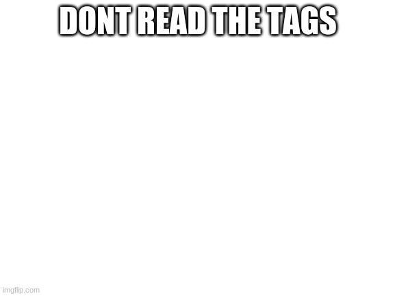 dont read my motto | DONT READ THE TAGS | image tagged in dont read the title | made w/ Imgflip meme maker