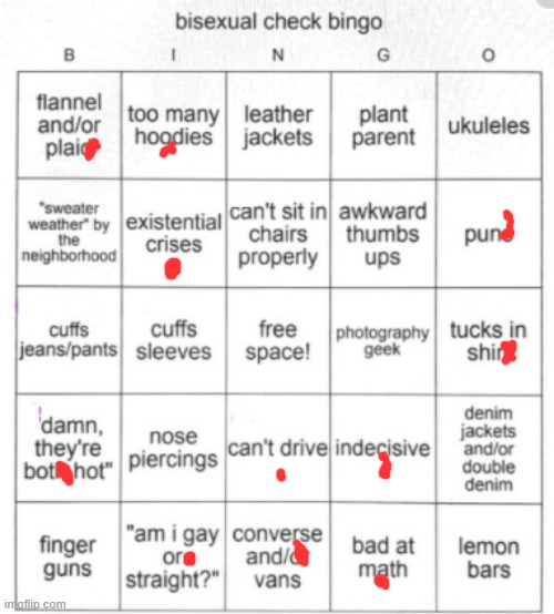 Bisexual Bingo | image tagged in bisexual bingo | made w/ Imgflip meme maker