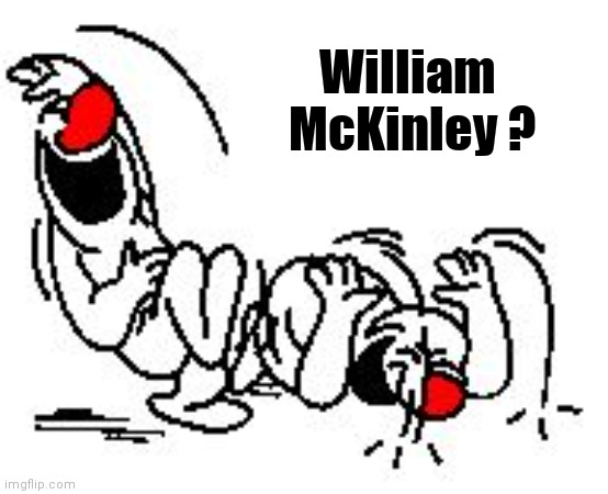 LOL Hysterically | William         
McKinley ? | image tagged in lol hysterically | made w/ Imgflip meme maker