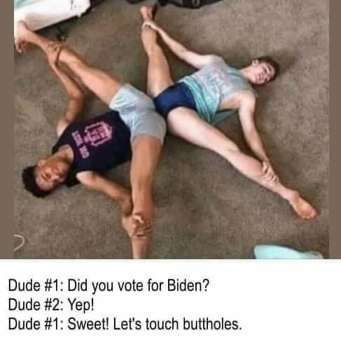 Queers touching Buttholes for Biden | image tagged in buttholes for biden,queers,faggots,butthole,hershey highway | made w/ Imgflip meme maker