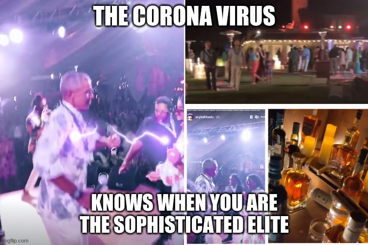 THE CORONA VIRUS; KNOWS WHEN YOU ARE THE SOPHISTICATED ELITE | made w/ Imgflip meme maker