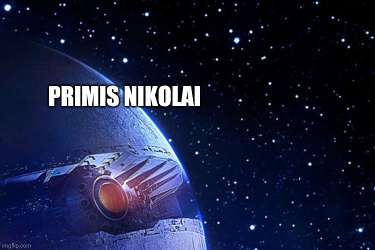 Star killer bace | PRIMIS NIKOLAI | image tagged in star killer bace | made w/ Imgflip meme maker