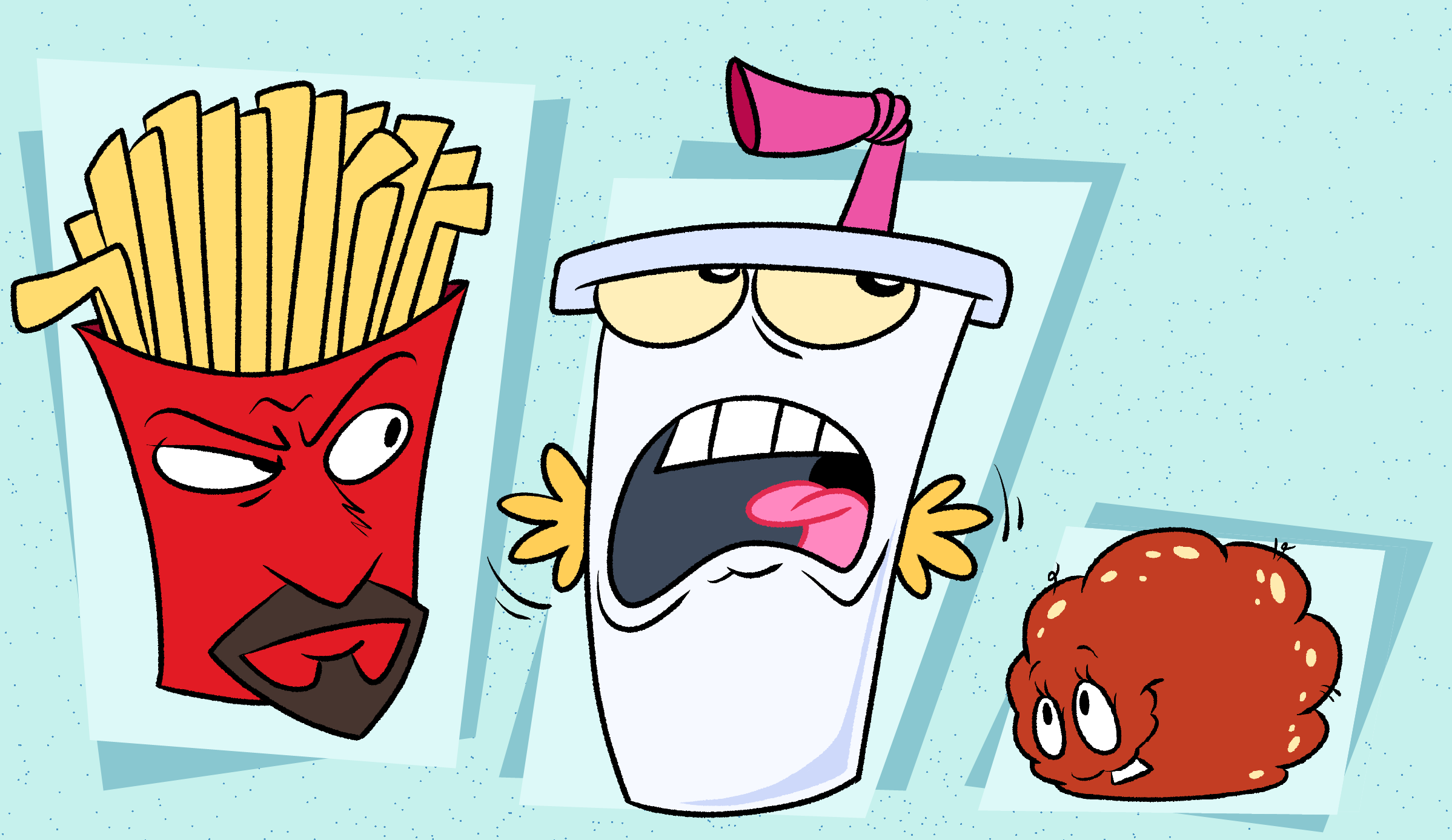 High Quality Aqua Teen Hunger Force Number One in the Hood G Blank Meme Template