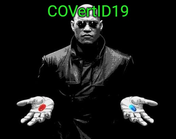 Matrix Morpheus Offer | COVertID19 | image tagged in matrix morpheus offer | made w/ Imgflip meme maker