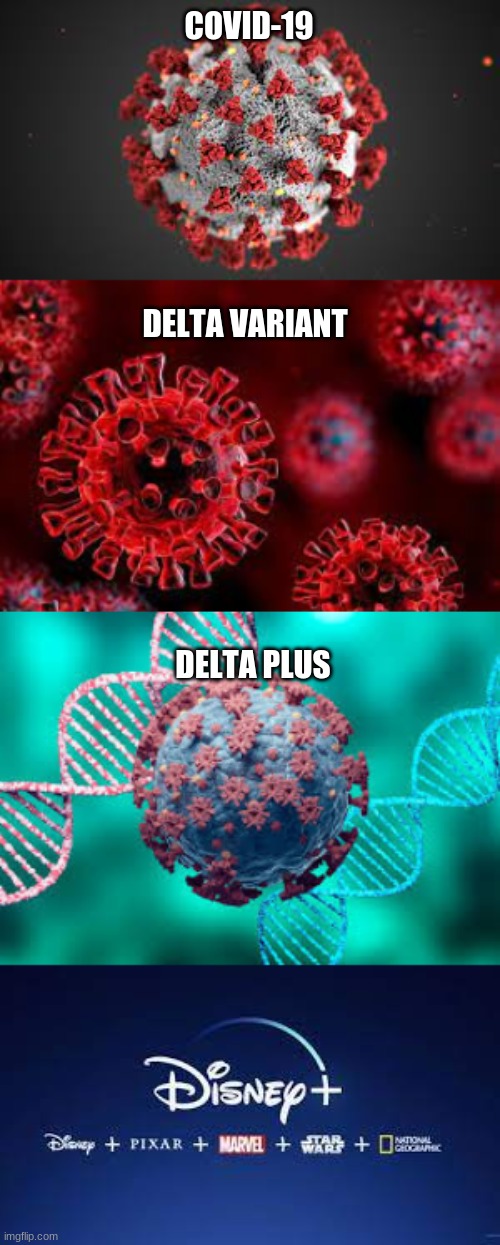 what #8 | COVID-19; DELTA VARIANT; DELTA PLUS | image tagged in covid-19,delta | made w/ Imgflip meme maker